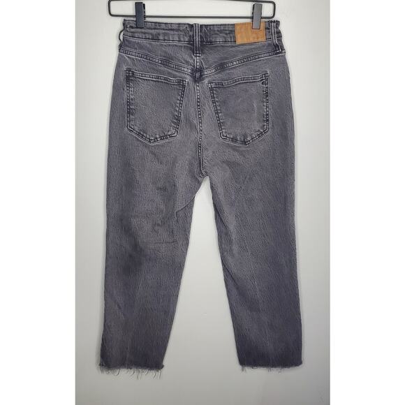 Madewell The Curvy Petite Perfect Vintage Straight Jean in Lunar Wash 27P Grey - Picture 14 of 16